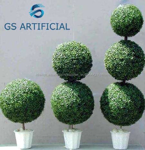 150 cm 125 cm Hauteur <span class=keywords><strong>Bonsai</strong></span> Artificiel <span class=keywords><strong>Buis</strong></span> Artificiel Triple Balle Topiaire Arbres UV En Pot De Plantes - Product Image 6