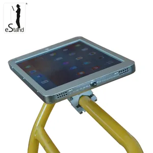 EStand BR24008P 장바구니 태블릿 보안 프레임 12.9 ipad 클램프 파이프 마운트