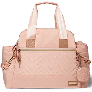 Комплект из 6 предметов, сумка для подгузников с подходящей пеленкой, Стильная дизайнерская сумка-тоут для мам