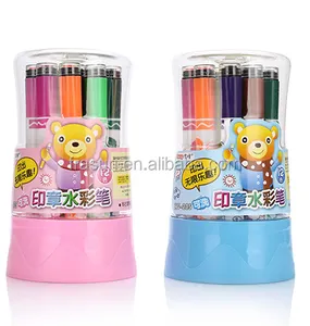 Набор фирменных детских ручек для рисования, моющаяся ручка цвета воды, персонализированная ручка для штампов