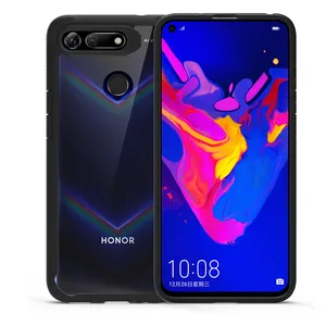 เคสโทรศัพท์ใส TPU และ PC แบบนิ่ม,เคสกันกระแทกสำหรับ Huawei Honor View 20/ Honor V20