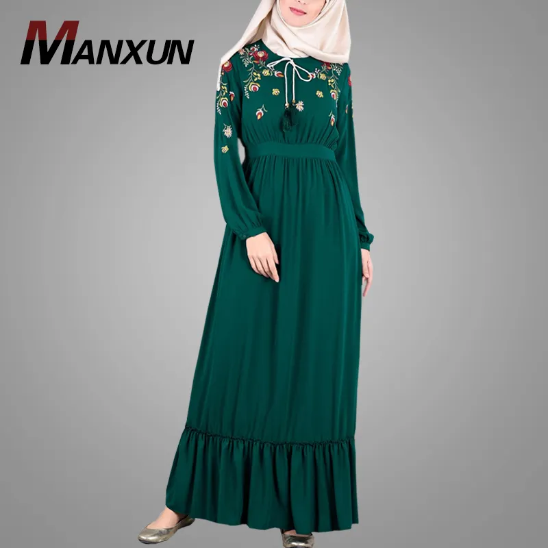 Горячая Распродажа, женская одежда большого размера с вышивкой в стиле Абайи, Турция, привлекательные фотографии для девушек