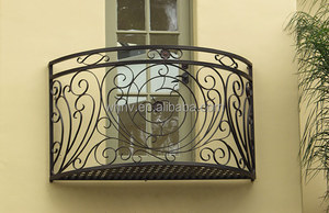 Chất Lượng Cao Antique Wrought Sắt Ban Công Lan Can Sân Thượng Lan Can Thiết Kế - Product Image 2