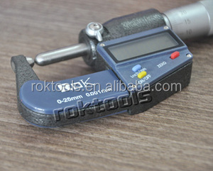 ROKTOOLS 0-25mm Sferica Tubo Elettronico Digitale Micrometro Arc Incudine - Product Image 4