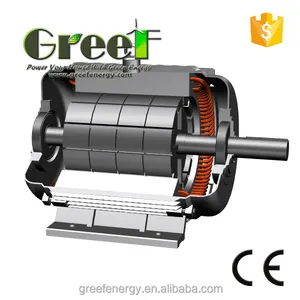 12kw Alternator Generator 12kw 300rpm 220V 240V PMG Magnet Generator Low Speed Permanent Magnet Alternator Generator