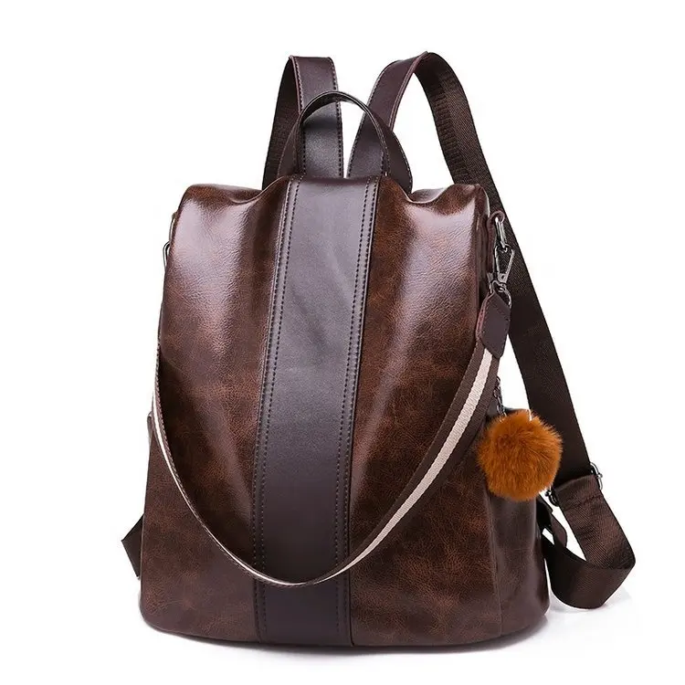 Pu leather women backpack purse anti theft backpack women large capacity backpacks ladies school shoulder bag