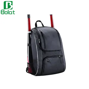 Travel Softball Equipment Backpack Baseball Bat Bag with Two Baseball Pat Pocket Pack Bag