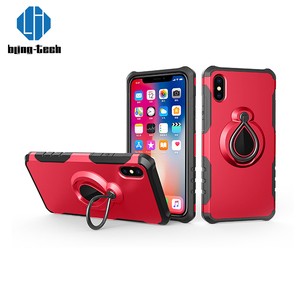 Nouveau design pour iphone cas de couverture de x avec cachée béquille magnétique tpu cas - Product Image 4