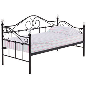 Good Quality Wholesale Wrought Iron <strong>Bed</strong> <strong>Day</strong> <strong>Bed</strong> <strong>Metal</strong> <strong>Bed</strong> - Product Image 1