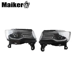 4X4 HID Headlight untuk Jeep Grand Cherokee 14-16 Aksesoris Lampu Depan untuk Jeep