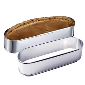 Ovale In Acciaio Inox Torta Mousse Anello