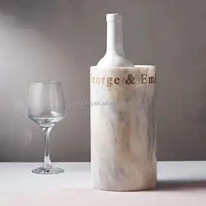 Enfriador de vino de piedra de mármol/Cubo de vino/soporte para vino