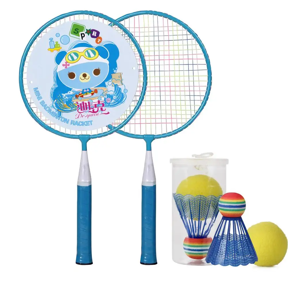 DECOQ Hot Koop Custom OEM Mini Badminton Rackets Prijzen Hoge Kwaliteit Kind Junior Badminton Racket Set