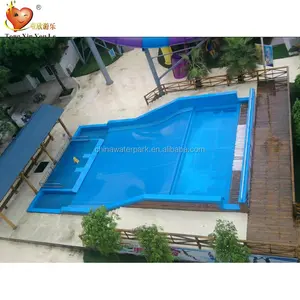 קידום מכירות באיכות טובה נייד flowrider תעשייתי מתנפח גדול פלסטיק