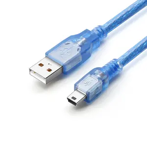 מיני 5 P MaleTo USB 2.0 B זכר הארכת נתונים טעינת כבל כבל מתאם