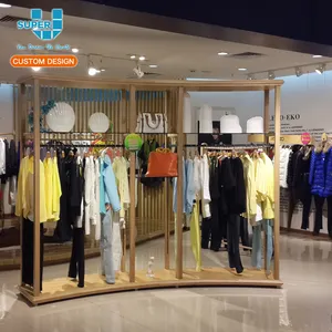 Roupas Stand de Exibição Móveis Para Loja de Roupas Decoração