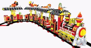 Parque de Atracciones al aire libre comercial, juegos, tren eléctrico sin vías, en venta - Product Image 4
