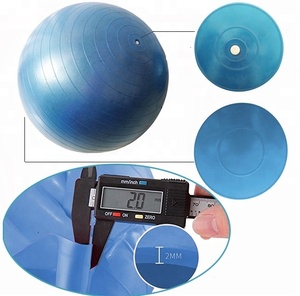 Impresión <span class=keywords><strong>de</strong></span> logotipo personalizado 55 cm silla azul equilibrio <span class=keywords><strong>yoga</strong></span> consolador pelota <span class=keywords><strong>de</strong></span> ejercicio gimnasio pelota <span class=keywords><strong>de</strong></span> ejercicio - Product Image 3