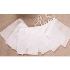 流行的无纺布包装茶袋一次性茶叶过滤袋 5 * 7厘米