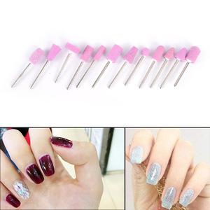 12 pcs foret à ongles en céramique modèle différent carbure dentaire vitrage conseils avec étui - Product Image 4