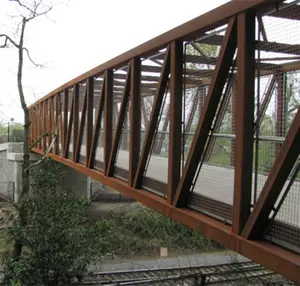 Q345B Yüksek Mukavemetli Galvanizli Kafes Köprü/Çelik Yapı Köprüler Taşınabilir Çerçeve Tasarımı