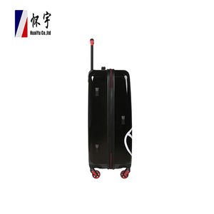 Maleta con ruedas para niña de estilo bonito negra duradera con diseño de logotipo personalizado barata al por mayor equipaje de ABS para niña - Product Image 2