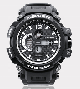 Sanse-<span class=keywords><strong>reloj</strong></span> digital S-666 para hombre, cronómetro digital, resistente al agua, 30 metros, deportivo, personalizado - Product Image 1