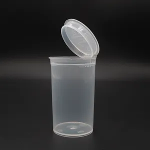 Beyou Customized Plastic Vial Packing 19 Dram Pop Top Plastic Stash Jar