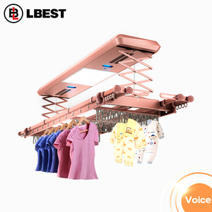 Séchoir à linge électrique intelligent et durable en aluminium avec désinfection et pinces – Accessoires de buanderie intelligents - Product Image 6