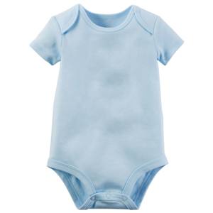Nuovo stile di cotone lavorato a maglia bambino manica corta body estivo bebè pagliaccetto in bianco <span class=keywords><strong>pigiama</strong></span> t-shirt per neonato - Product Image 2