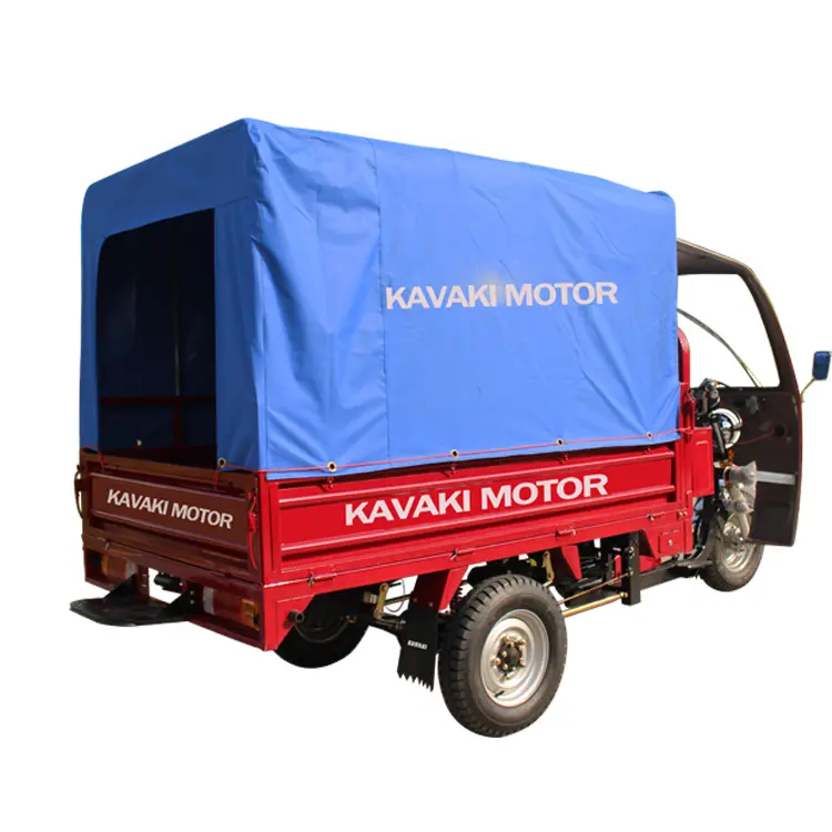 China Factory Supply 3 wheels Farmer tricycles gasoline three wheels cargo tricycle 150cc with cover