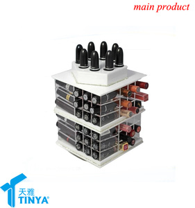 Chine fournisseur <span class=keywords><strong>pas</strong></span> <span class=keywords><strong>cher</strong></span> clair grand tournant rouge à lèvres titulaire <span class=keywords><strong>tour</strong></span> organisateur - Product Image 3