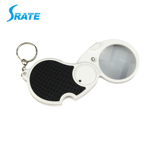 NO.6901C1 Double Phóng Đại <span class=keywords><strong>Keychain</strong></span> Magnifier Với <span class=keywords><strong>LED</strong></span> <span class=keywords><strong>Light</strong></span> - Product Image 3