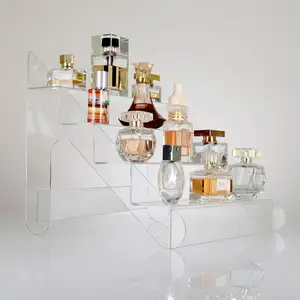 Heldere Acryl Parfum Display Lade Lucite Display Risers Staan Voor Parfum Fles