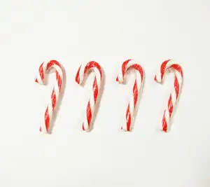 7 그램 크리스마스 장식 미니 달콤한 사탕 지팡이