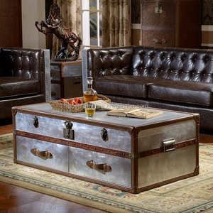 T012 <span class=keywords><strong>tavolo</strong></span> <span class=keywords><strong>da</strong></span> caffè in metallo industriale dell'annata - Product Image 2