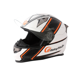 Casco de <span class=keywords><strong>la</strong></span> motocicleta cubre Luna de bloqueo mini Racing metal Flake cuero casco de bicicleta - Product Image 3