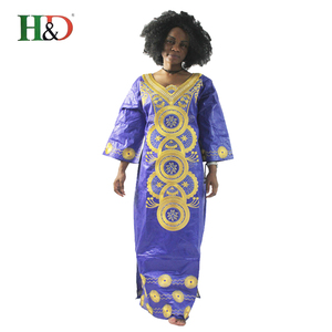 H & D Alibaba Chinois Vêtements Fabricants Bazin Riche <span class=keywords><strong>Getzner</strong></span> Robes Africaines Avec Photo - Product Image 4
