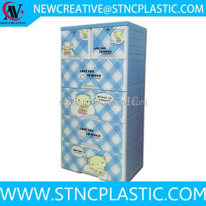 Wholesale Organizer Transparent Cabinet <strong>Plastic</strong> <strong>Stackable</strong> <strong>Drawers</strong> for Kids - Product Image 6