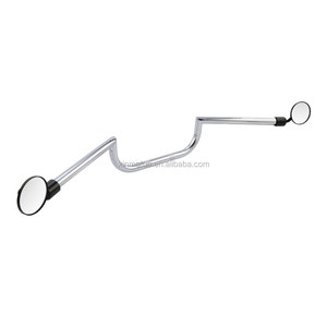 Manubrio <span class=keywords><strong>vintage</strong></span> per <span class=keywords><strong>moto</strong></span> da 7/8 pollici con specchietti retrovisori laterali per Cafe Racer Bobber Chopper Custom XF161001-01-E - Product Image 3