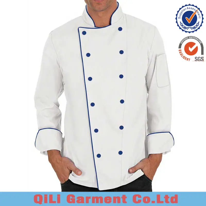 Hot Selling Hoge Kwaliteit Chef Jas Restaurant Uniform Keuken Koken Chef Jas