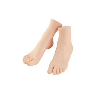 M0026-RJ7/8个塑料脚人体模型展示袜子/鞋脚人体模型