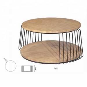 Tamaño grande tipo de madera mesa de café/té para el vestíbulo sala de espera - Product Image 1