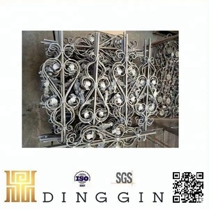 Đúc panel sắt hàng rào đồ trang trí/wrought panel sắt yếu tố - Product Image 2