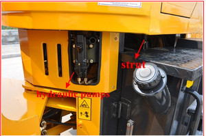 ( 0.6 t, 0.8 t, 1.5 t, 1.8 t, 2 t, 3 ton, 5 t ) pequeña rueda de 1 toneladas, Mini cargadora de ruedas 1 ton venta - Product Image 6