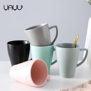 Nuevos productos <span class=keywords><strong>de</strong></span> café se mate <span class=keywords><strong>de</strong></span> cristal colores eco amigable personalizar taza <span class=keywords><strong>de</strong></span> café <span class=keywords><strong>de</strong></span> cerámica para regalo - Product Image 1