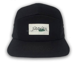 OEM tapa plana para hombres sombreros de diseño 5 panel tapa en blanco personalizado con etiqueta tejida - Product Image 4