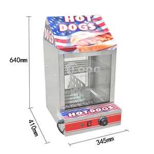 ホットドッグ保温ショーケース　パン保温器　業務用電気ホットドッグスチーマー - Product Image 6
