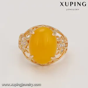 צורת אליפסה בצבע 14840 18 K זהב צהוב אופל טבעת אצבע סגנון מלכותי הקמר bandh תכשיטים הודי