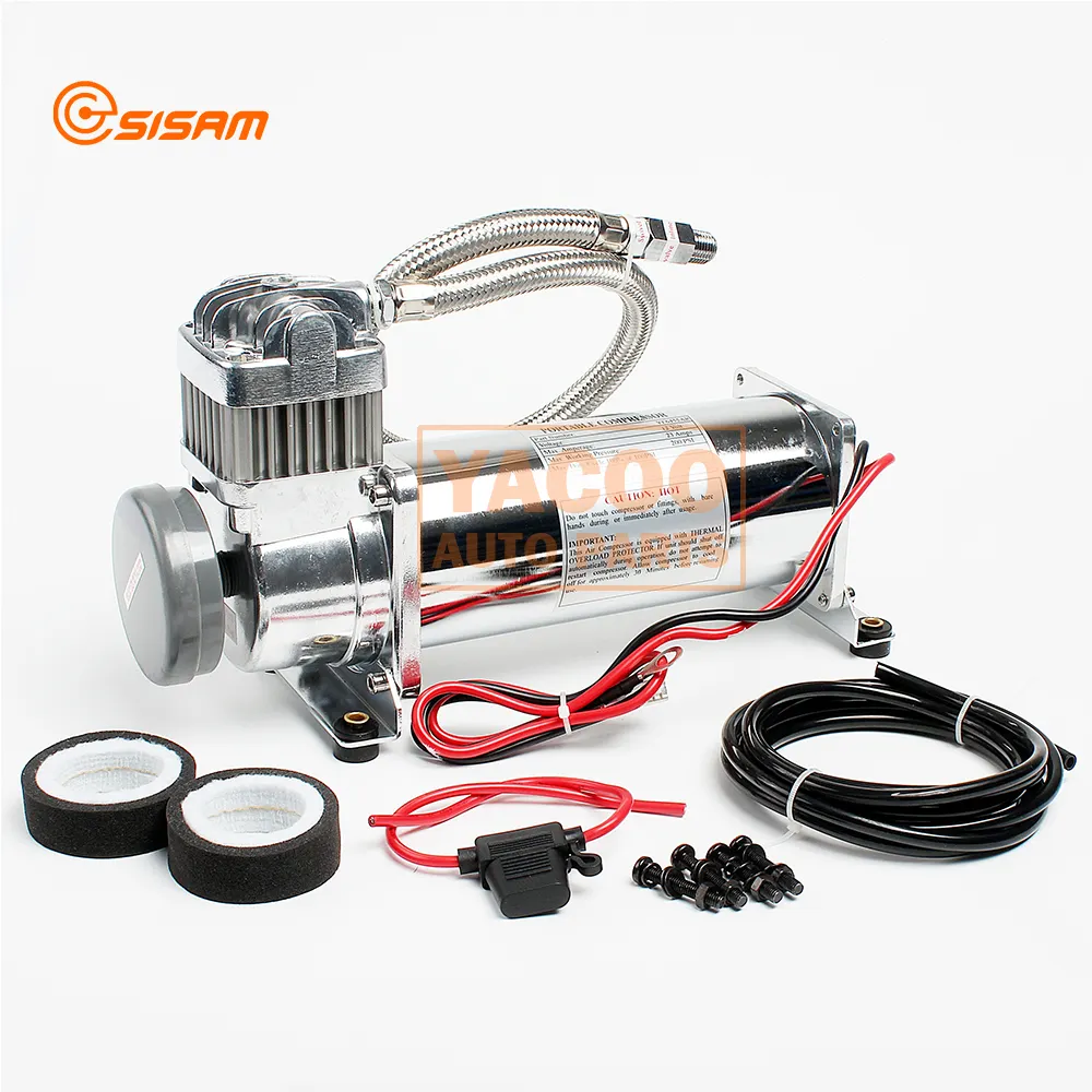 12v Compressore D'aria con Serbatoio Corna 12v tromba D'aria 12v per off-road Camion Motore del Compressore barca